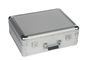 Caja de herramienta de aluminio de plata 3,5 kilogramos, cartera de aluminio de encargo portátil de la herramienta